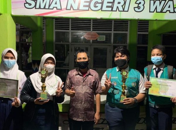 SMP Negeri 1 Sengkang JUARA 1 dan 3 Pada Lomba MATEMATIKA MATRIX CARE AND SHARE TINGKAT SMP/Mts dan SMU/MA Se- Kabupaten Wajo